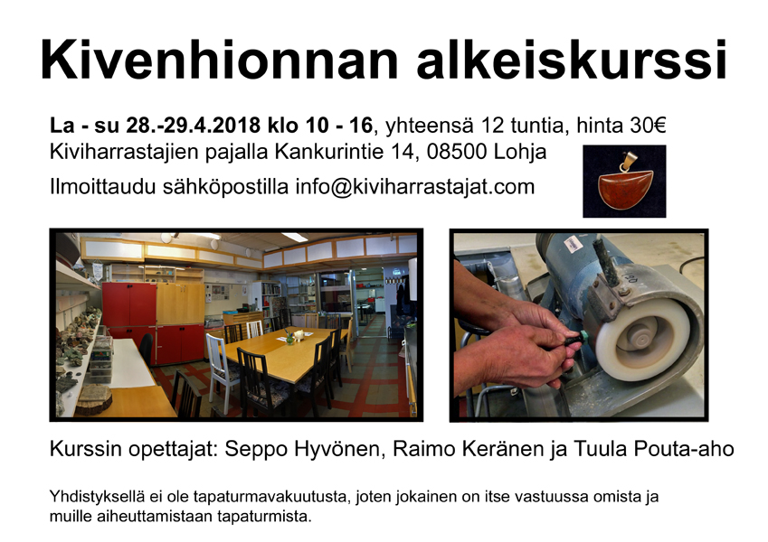 Hiontakurssin esite